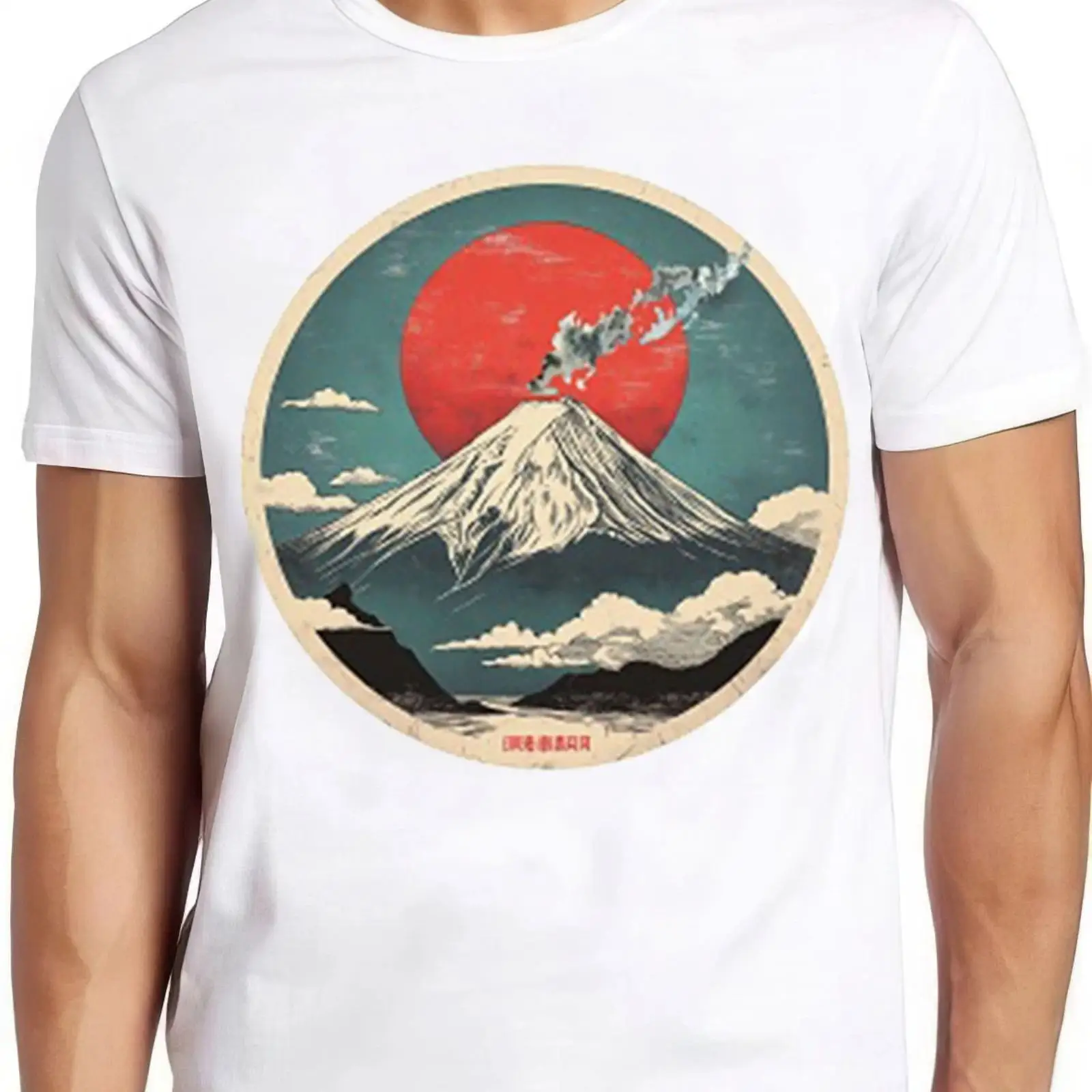 Vintage Fashion Tokyo - Kaos Fuji san Mount Japan Iconic