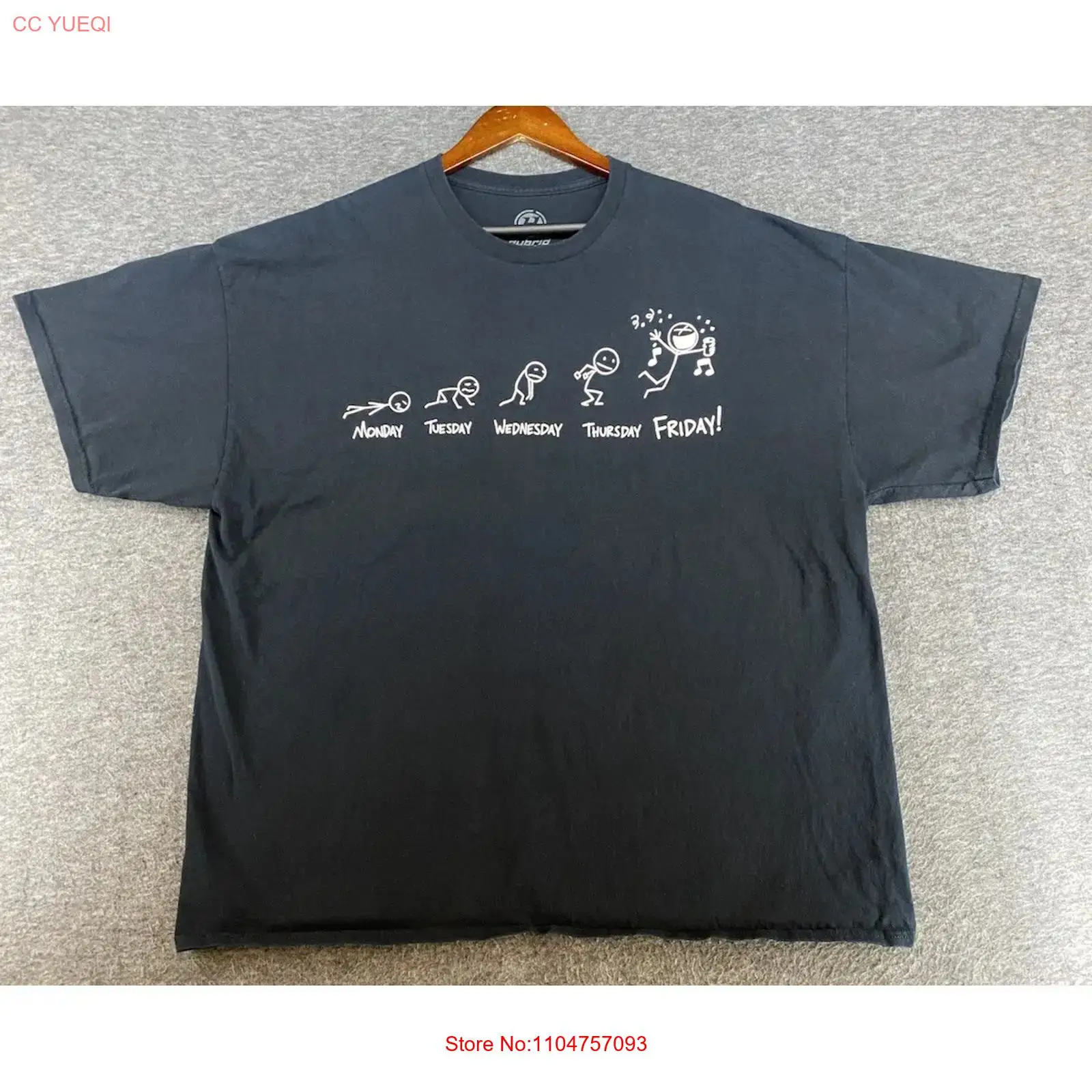 Vintage Fashion Week - Kaos Lucu Hari Dalam Seminggu Stick