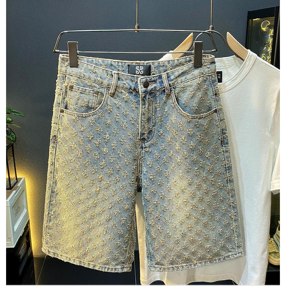 Vintage Fashion Shop - Celana Pendek Denim High Street Musim