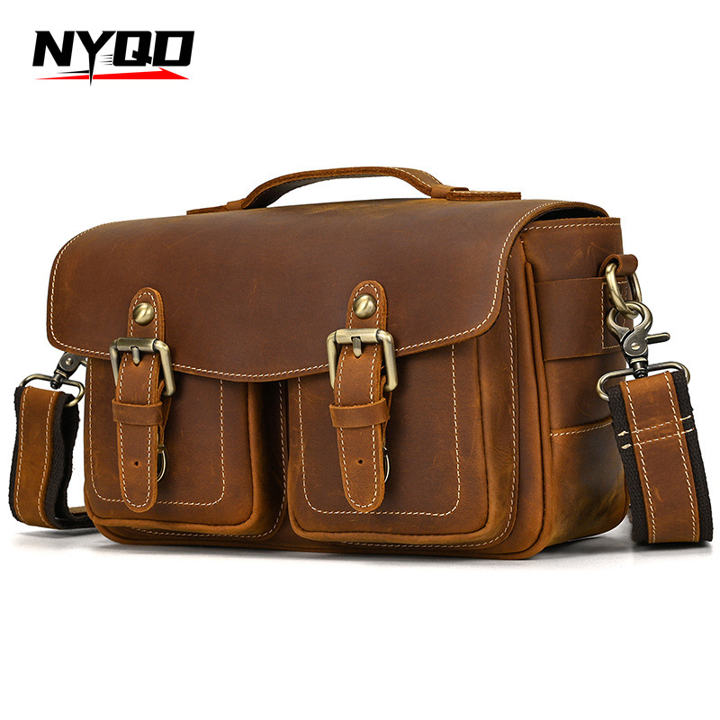 Vintage Fashion Videos - Tas Selempang Kulit Crazy Horse, Tas