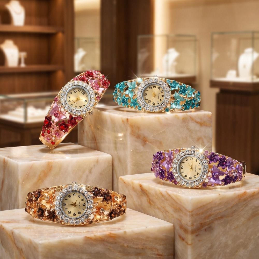 Vintage Fashion Week - Jam Tangan Vintage Kaya Aksen Bunga