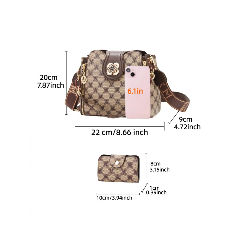 Tas selempang bermotif huruf v - Vintage Fashion Prints ulasan dan harga