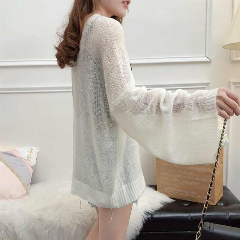 Kardigan Rajut Tipis Musim Sem - Crop Cardigan Vintage ulasan dan harga