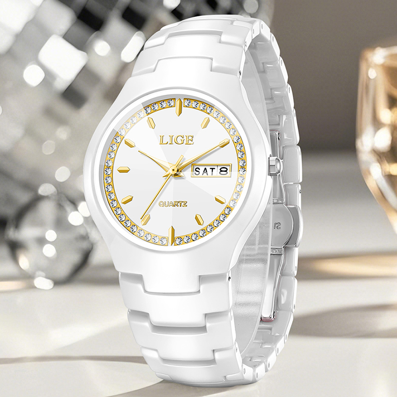Jam Tangan Keramik LIGE Jam Ta - Vintage Fashion Week ulasan dan harga
