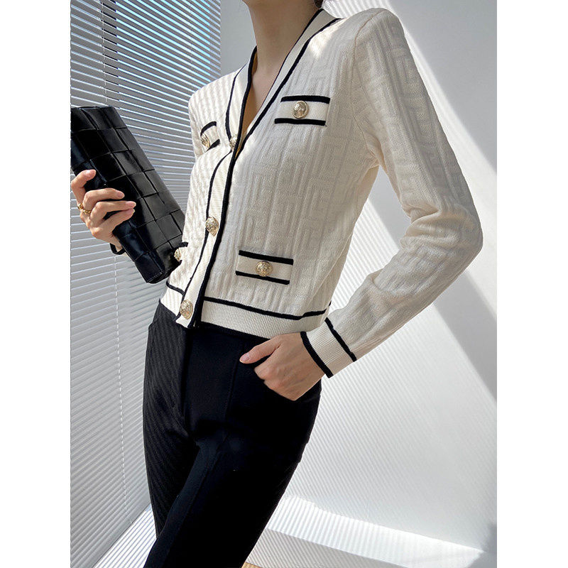 Cardigan Atasan Wanita lengan  - Crop Cardigan Vintage ulasan dan harga