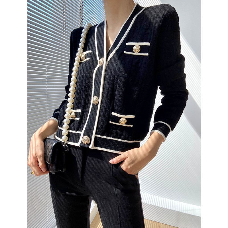 Cardigan Atasan Wanita lengan  - Crop Cardigan Vintage ulasan dan harga