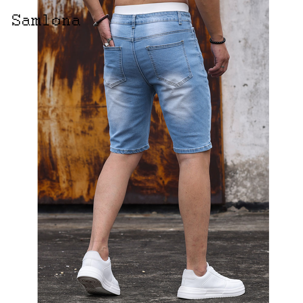Celana pendek Denim perca untu - Vintage Fashion Shop ulasan dan harga