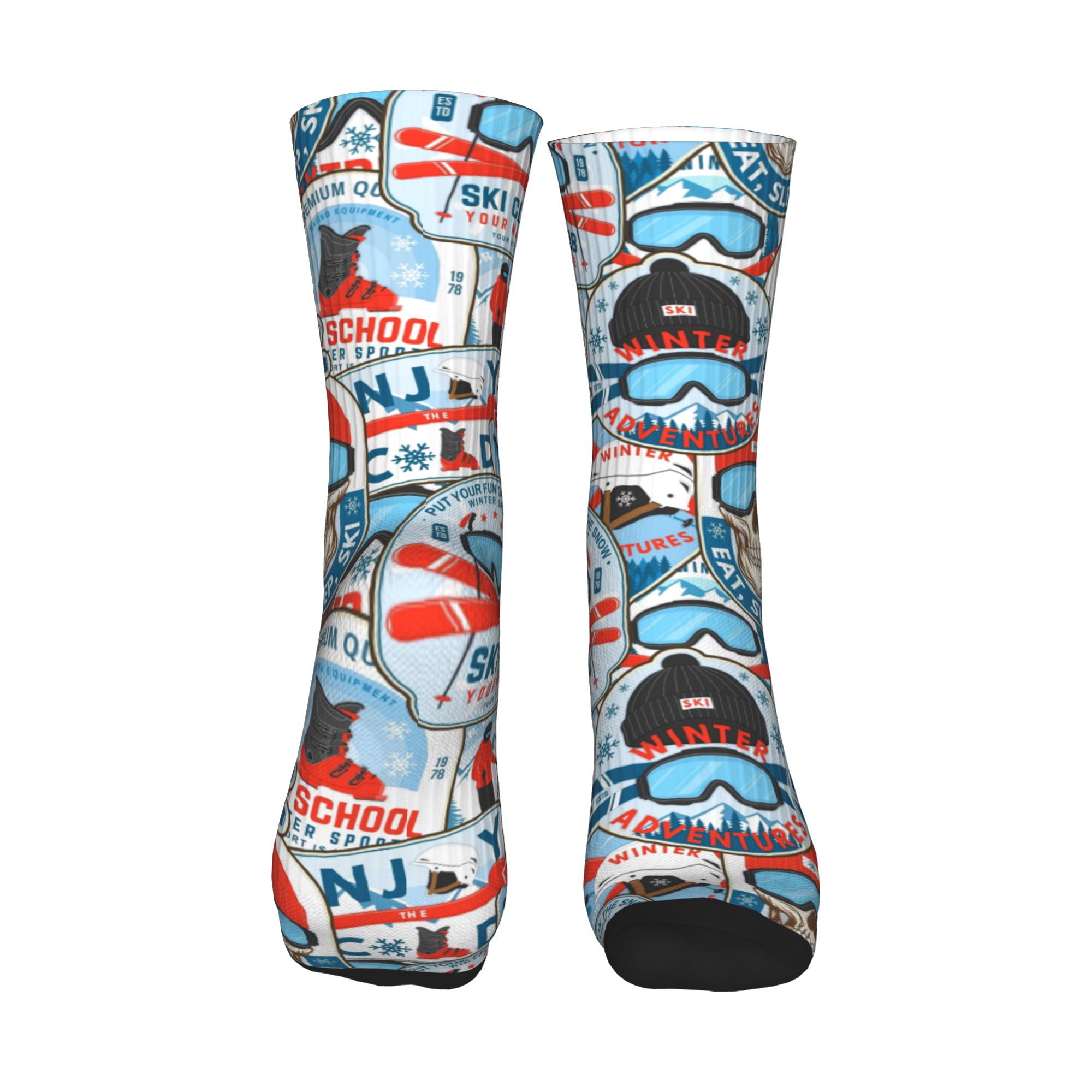 Kaus Kaki Cetak Tanpa Jahitan  - Vintage Fashion Prints ulasan dan harga
