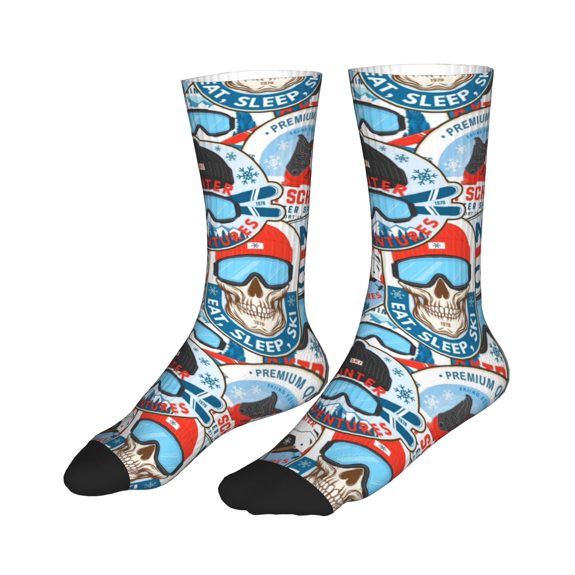 Kaus Kaki Cetak Tanpa Jahitan  - Vintage Fashion Prints ulasan dan harga