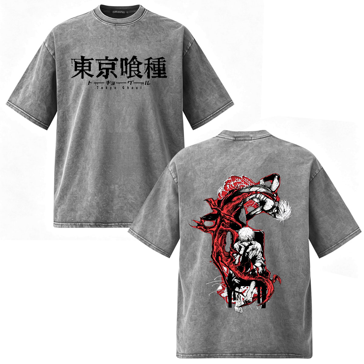 Kaus Anime Tokyo Ghoul Ken Kan - Vintage Fashion Tokyo ulasan dan harga