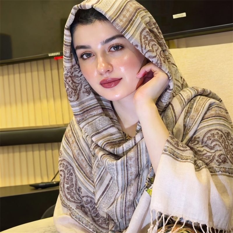Hijab Cetak Paisley Vintage, K - Vintage Fashion Prints ulasan dan harga