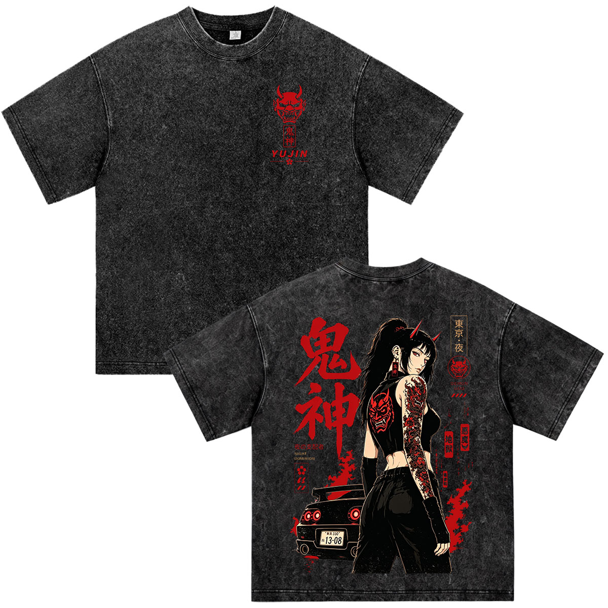 Kaos Anime Initial D Drift Tok - Vintage Fashion Tokyo ulasan dan harga