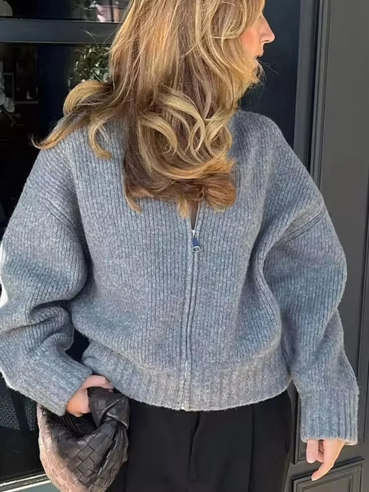 HH Vintage Wanita Mantel Rajut - Crop Cardigan Vintage ulasan dan harga