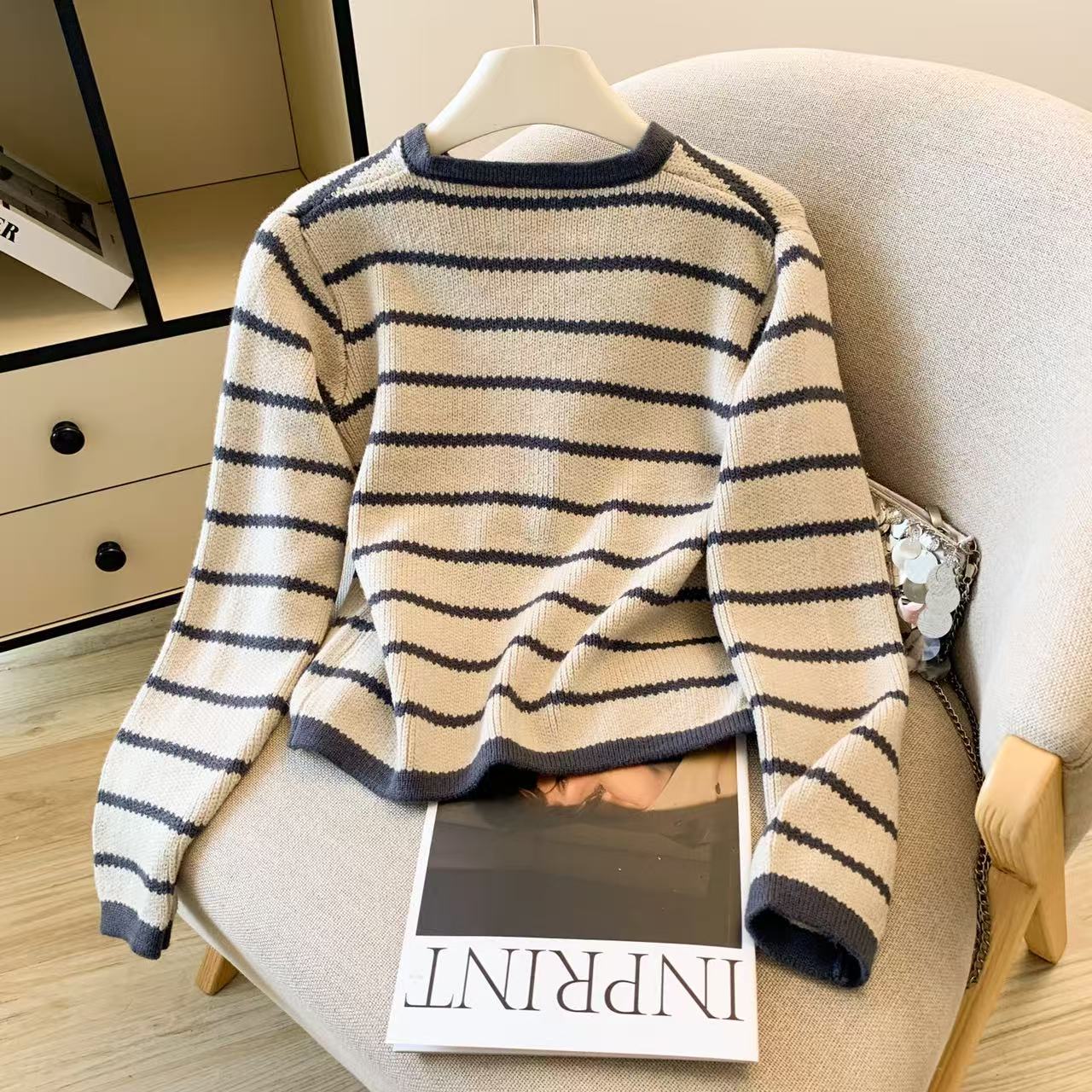 Sweter Kardigan Kerah O Bergar - Crop Cardigan Vintage ulasan dan harga