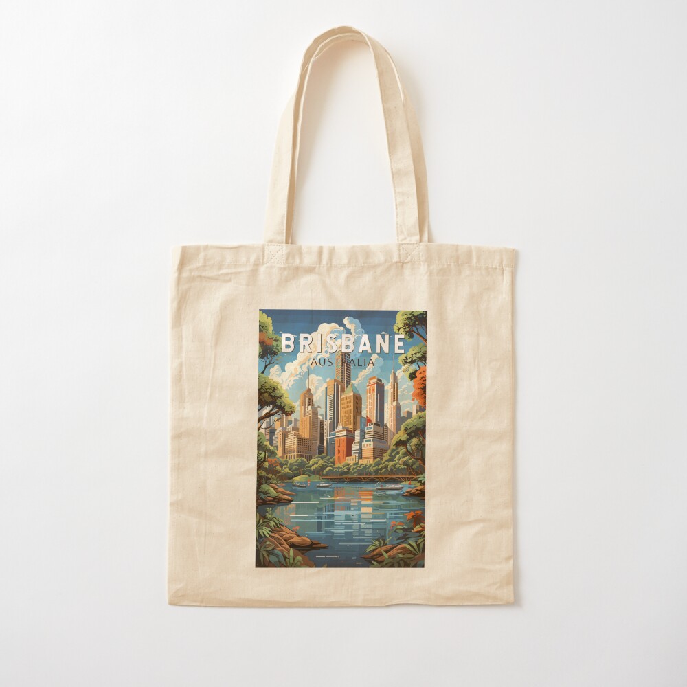 Tas Tote Vintage Seni Perjalan - Vintage Fashion Brisbane ulasan dan harga