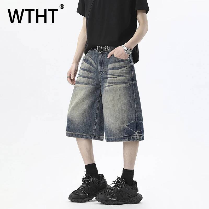 WTHT Celana Pendek Denim Longg - Vintage Fashion Shop ulasan dan harga