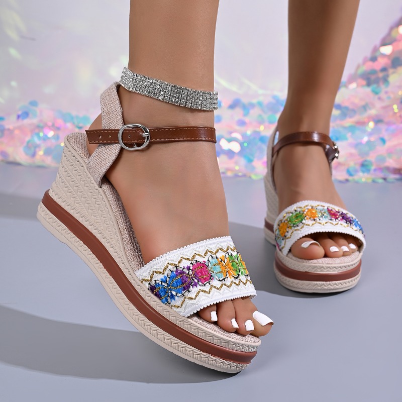 Sepatu Wanita Musim Panas Gaya - Vintage Fashion Prints ulasan dan harga