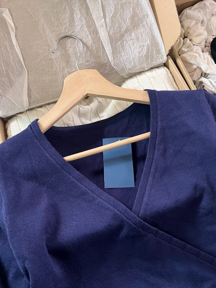 Kaus Lengan Panjang Rajutan Be - Crop Cardigan Vintage ulasan dan harga