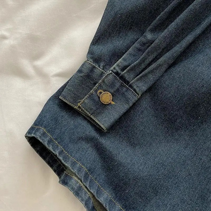 Set Rok Denim Y2K: Jaket Kanci - Vintage Fashion Style ulasan dan harga