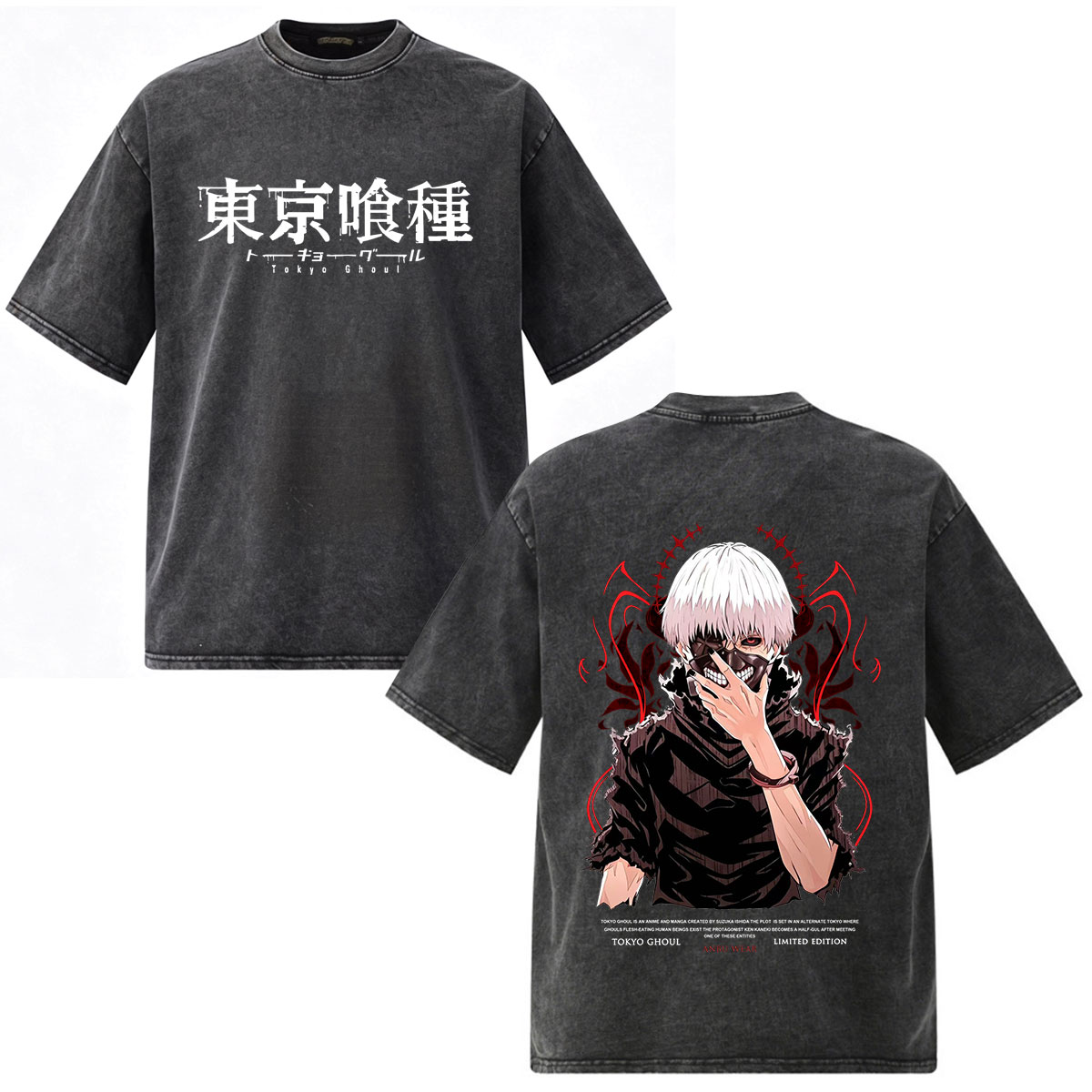 Kaus Vintage Washed Anime Toky - Vintage Fashion Tokyo ulasan dan harga