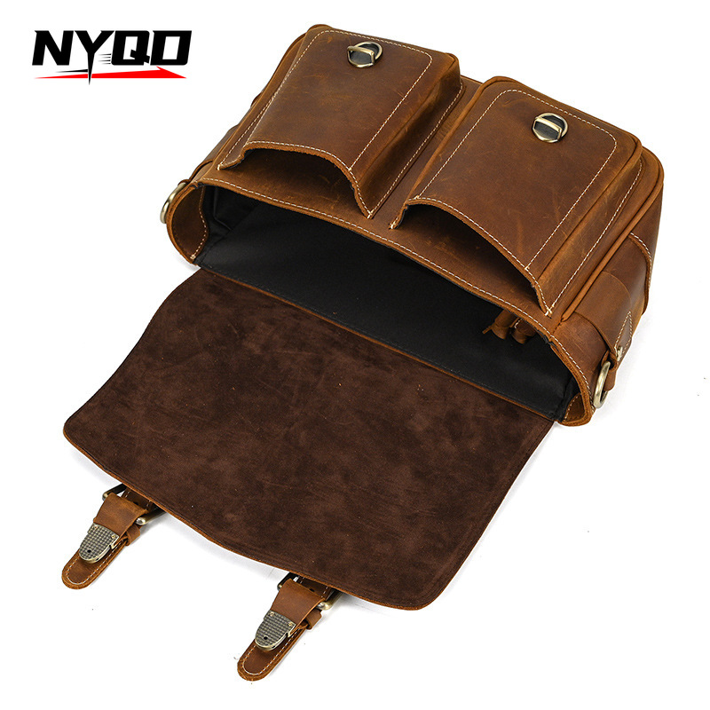 Tas Selempang Kulit Crazy Hors - Vintage Fashion Videos ulasan dan harga