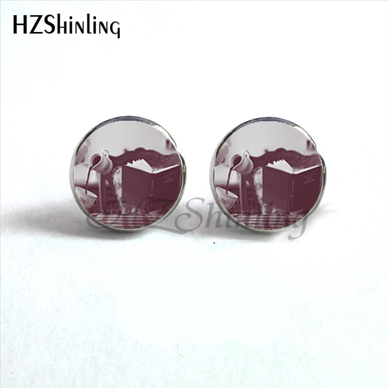 NES-00101 Anting Buku Perpusta - Vintage Fashion Library ulasan dan harga