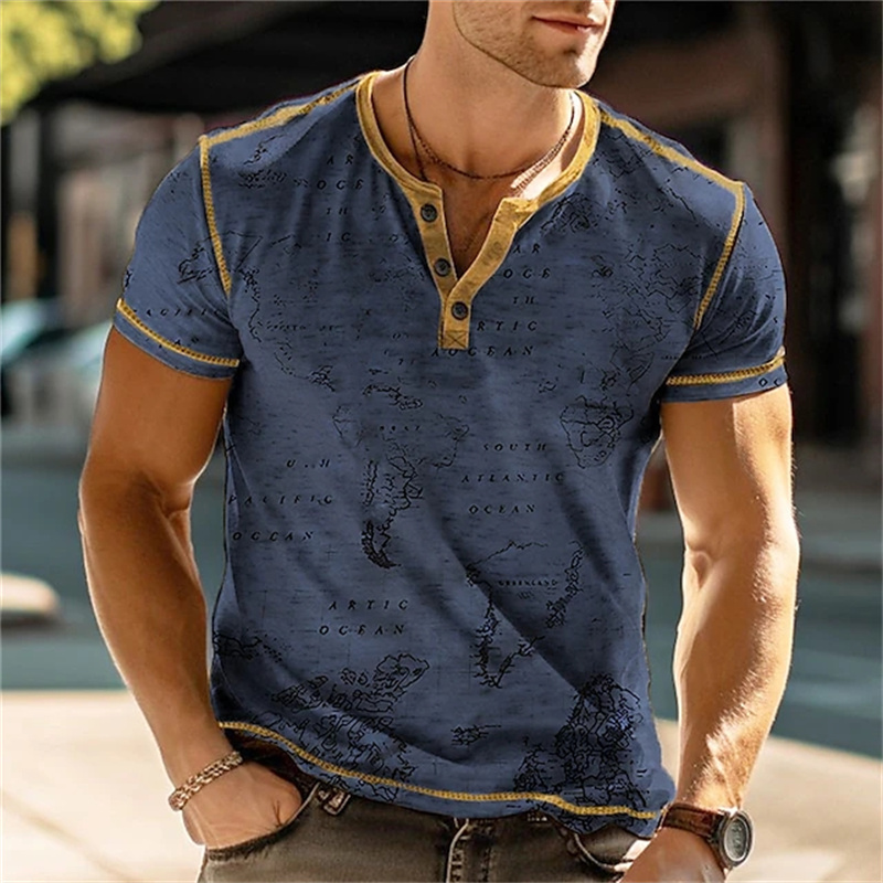 Kaos Henry Pria Lucu dengan Ce - Vintage Fashion Prints ulasan dan harga