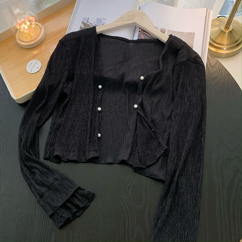 2026 Kardigan Rajut Tipis Wani - Crop Cardigan Vintage ulasan dan harga