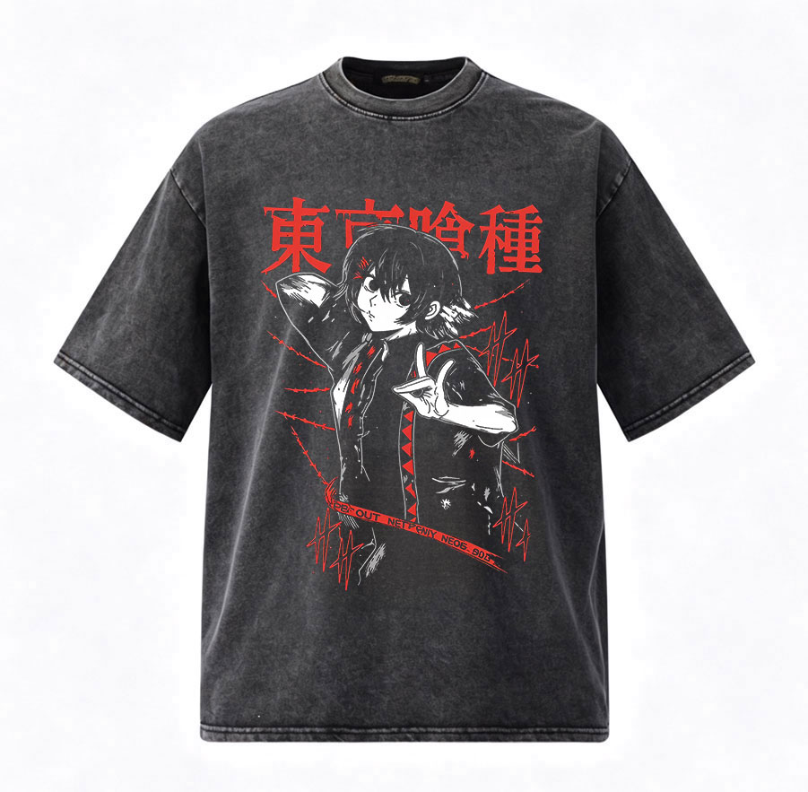 Kaos Vintage Washed Anime Toky - Vintage Fashion Tokyo ulasan dan harga