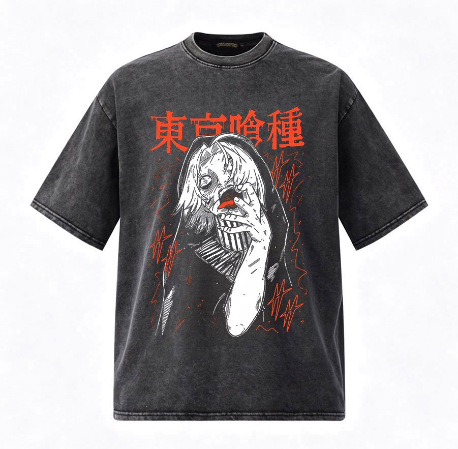 Kaos Vintage Washed Anime Toky - Vintage Fashion Tokyo ulasan dan harga