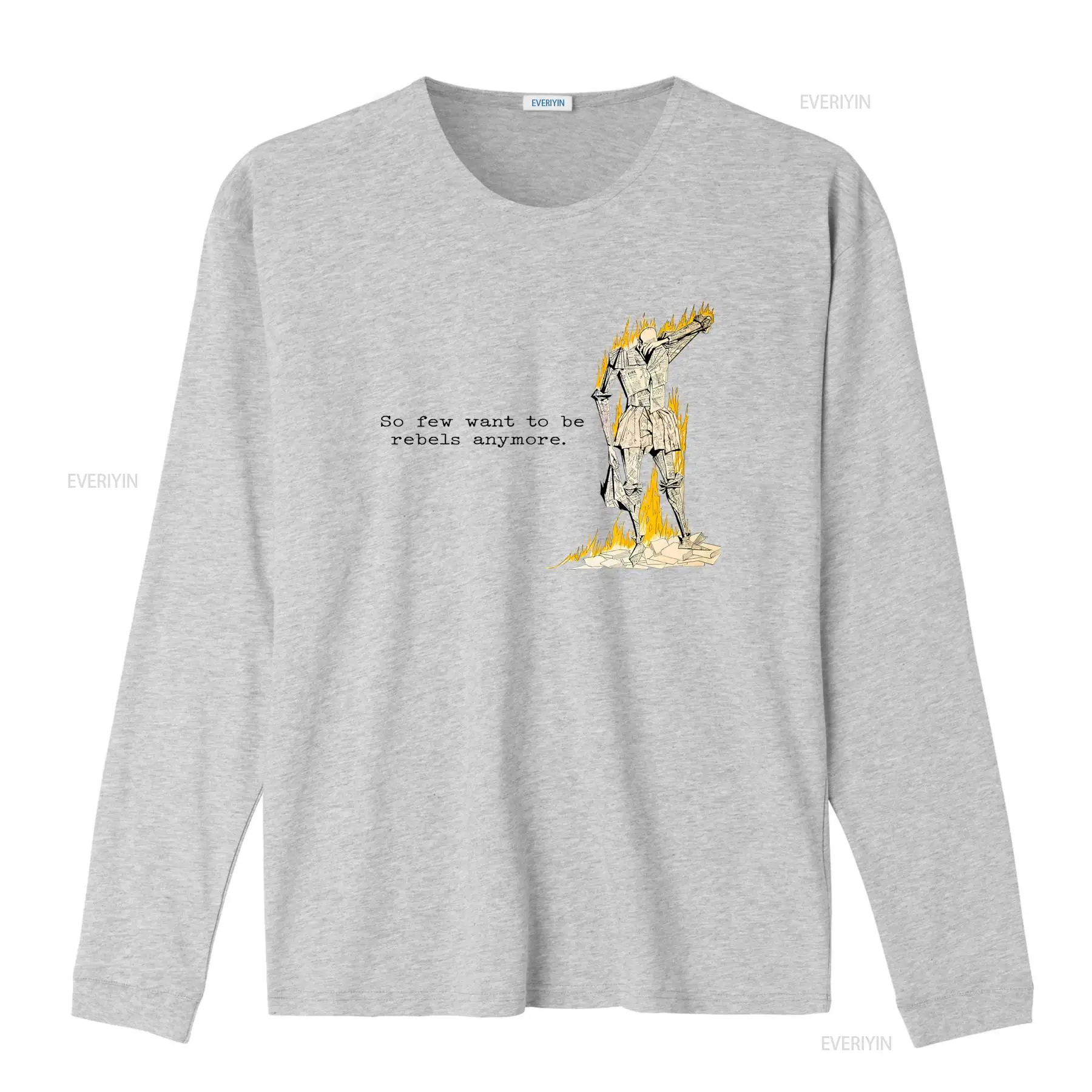 Kaos T-Shirt Kasual Cetak Gamb - Vintage Fashion Newspaper ulasan dan harga