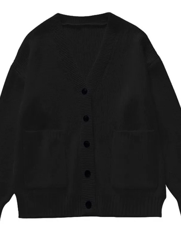 Kardigan Longgar Wanita Lengan - Crop Cardigan Vintage ulasan dan harga