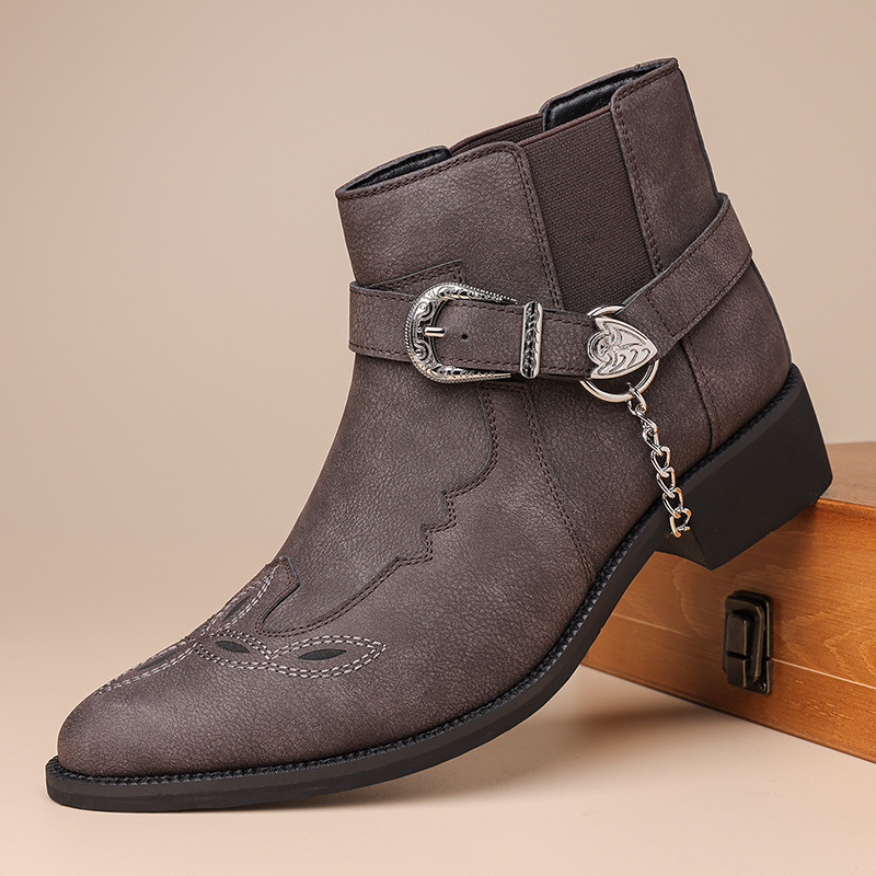 Sepatu Bot Koboi Vintage Pria  - Vintage Fashion Style ulasan dan harga