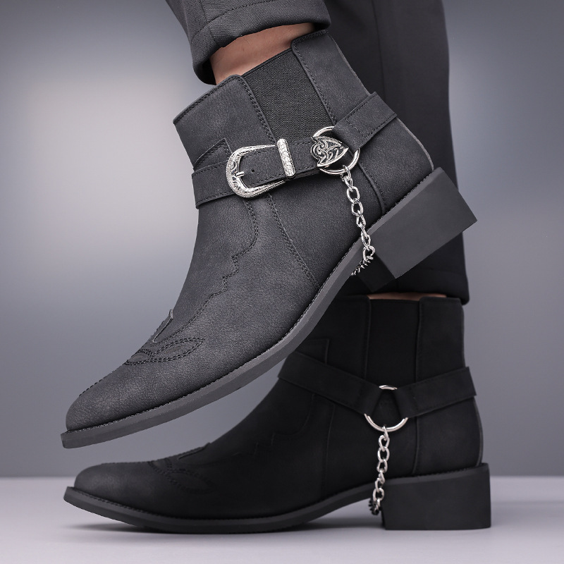 Sepatu Bot Koboi Vintage Pria  - Vintage Fashion Style ulasan dan harga