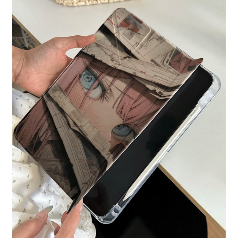 Casing Tablet Motif Koran Vint - Vintage Fashion Newspaper ulasan dan harga